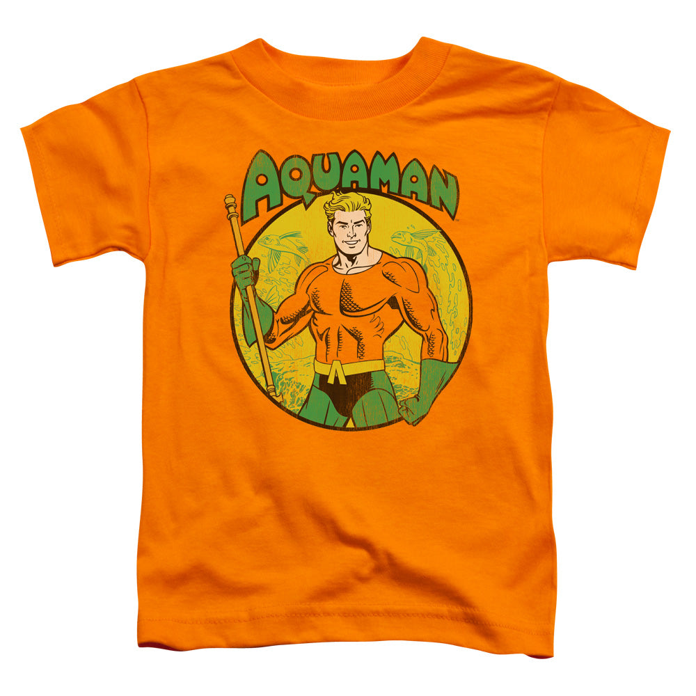 DC/AQUAMAN - S/S TODDLER TEE - ORANGE
