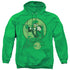 DC/GREEN ARROW - ADULT PULLOVER HOODIE - KELLY GREEN