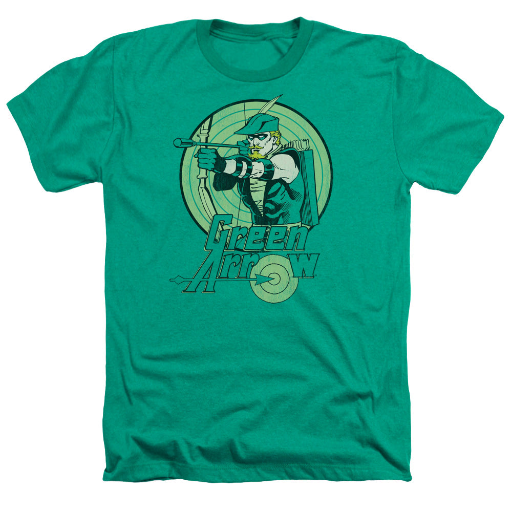 DC/GREEN ARROW - ADULT HEATHER - KELLY GREEN