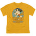 DC/WONDER WOMAN - S/S YOUTH 18/1 - GOLD