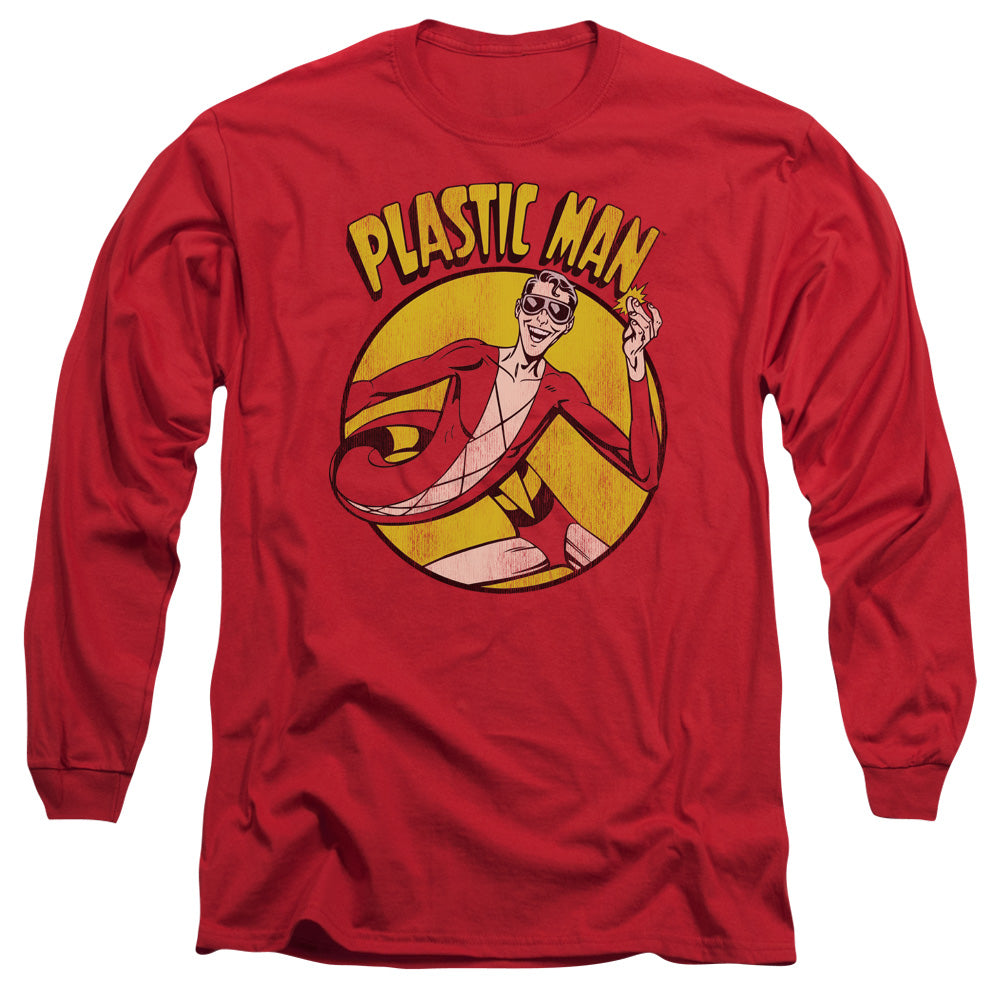 DC/PLASTIC MAN - L/S ADULT 18/1 - RED