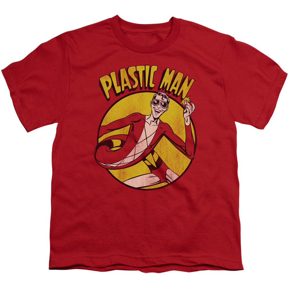 DC/PLASTIC MAN - S/S YOUTH 18/1 - RED