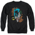 DC/BROKEN VISAGE - ADULT CREWNECK SWEATSHIRT - BLACK
