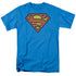 DC/SUPERMAN LOGO - S/S ADULT 18/1 - TURQUOISE