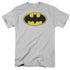 DC/BATMAN LOGO - S/S ADULT 18/1 - SILVER