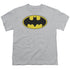 DC/BATMAN LOGO - S/S YOUTH 18/1 - SILVER