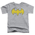 DC/BAT GIRL LOGO - S/S TODDLER TEE - ATHLETIC HEATHER