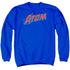 DC/THE ATOM - ADULT CREWNECK SWEATSHIRT - ROYAL BLUE