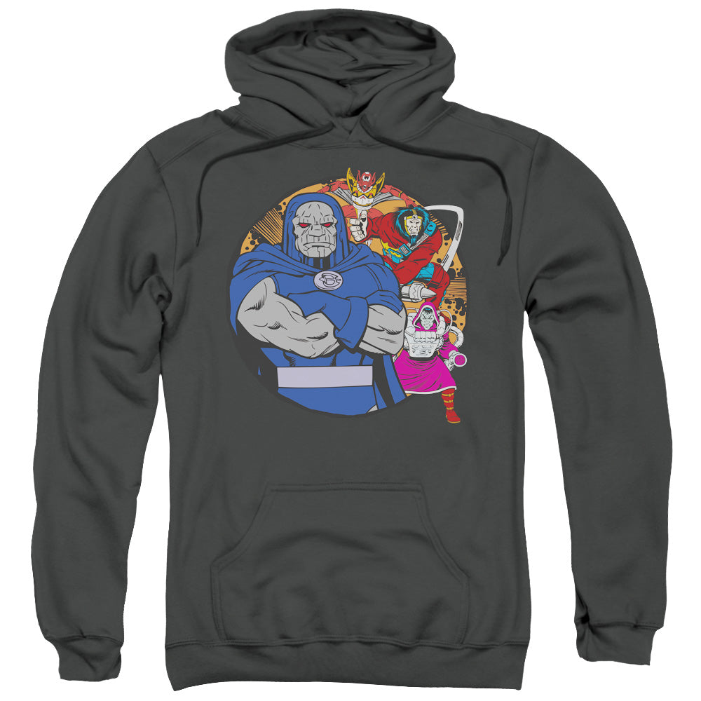 DC/APOKOLIPS REPRESENT - ADULT PULLOVER HOODIE - CHARCOAL