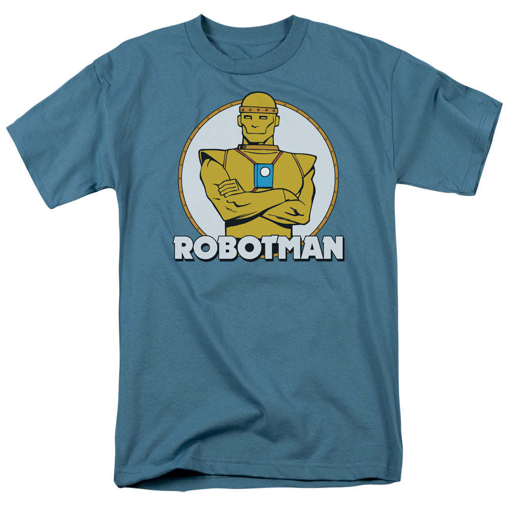 DC/ROBOTMAN - S/S ADULT 18/1 - SLATE