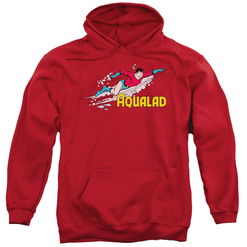 DC/AQUALAD - ADULT PULLOVER HOODIE - RED