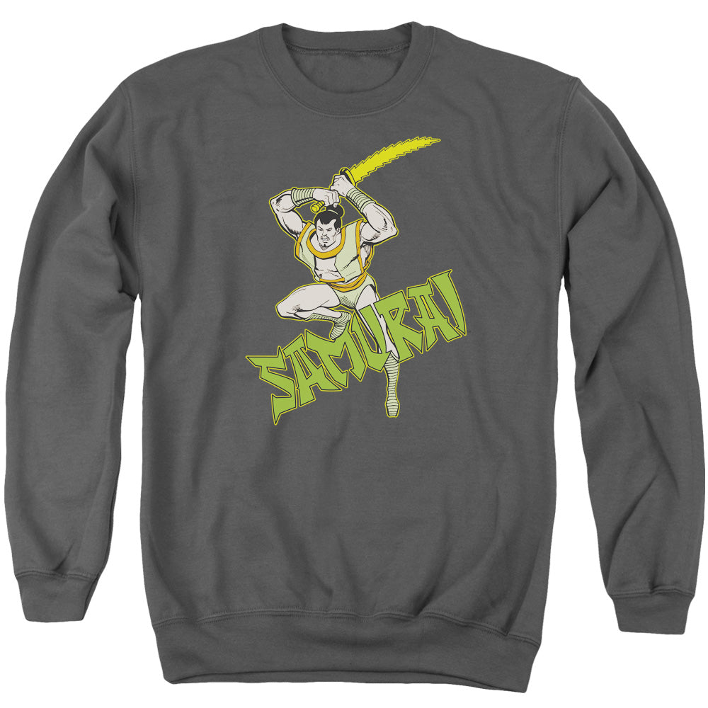 DC/SAMURAI - ADULT CREWNECK SWEATSHIRT - CHARCOAL