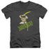 DC/SAMURAI - S/S ADULT V-NECK 30/1 - CHARCOAL