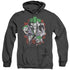 DC/FOUR OF A KIND - ADULT HEATHER HOODIE - BLACK