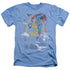 DC/RAINBOW LOVE - ADULT HEATHER - LIGHT BLUE