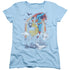 DC/RAINBOW LOVE - S/S WOMENS TEE - LIGHT BLUE