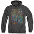 DC/ORIGINAL UNIVERSE - ADULT HEATHER HOODIE - BLACK