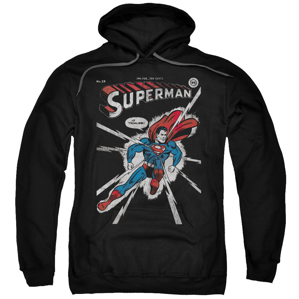 DC/COVER ME - ADULT PULLOVER HOODIE - BLACK