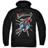 DC/COVER ME - ADULT PULLOVER HOODIE - BLACK