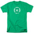 DC/DISTRESSED LANTERN LOGO - S/S ADULT 18/1 - KELLY GREEN