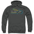 DC/GOTHAM RETRO - ADULT PULLOVER HOODIE - CHARCOAL