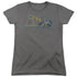 DC/GOTHAM RETRO - S/S WOMENS TEE - CHARCOAL