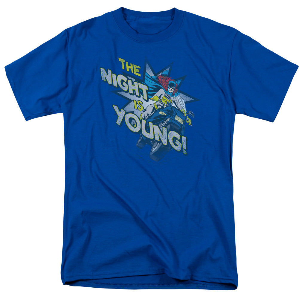 DC/THE NIGHT IS YOUNG - S/S ADULT 18/1 - ROYAL BLUE