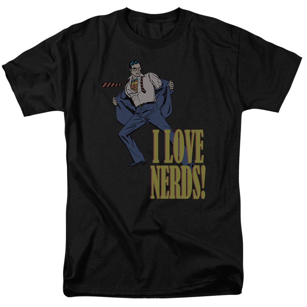 DC/I LOVE NERDS - S/S ADULT 18/1 - BLACK