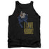 DC/I LOVE NERDS - ADULT TANK - BLACK