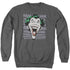 DC/DASTARDLY MERRIMENT - ADULT CREWNECK SWEATSHIRT - CHARCOAL