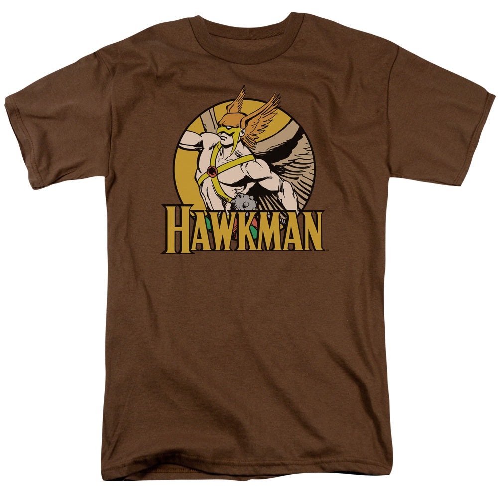 DC/HAWKMAN - S/S ADULT 18/1 - COFFEE