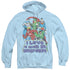 DC/I LOVE A MAN IN UNIFORM - ADULT PULLOVER HOODIE - LIGHT BLUE