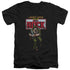 DC/SGT ROCK - S/S ADULT V-NECK 30/1 - BLACK