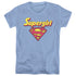 DC/IM A SUPERGIRL - S/S WOMENS TEE - CAROLINA BLUE