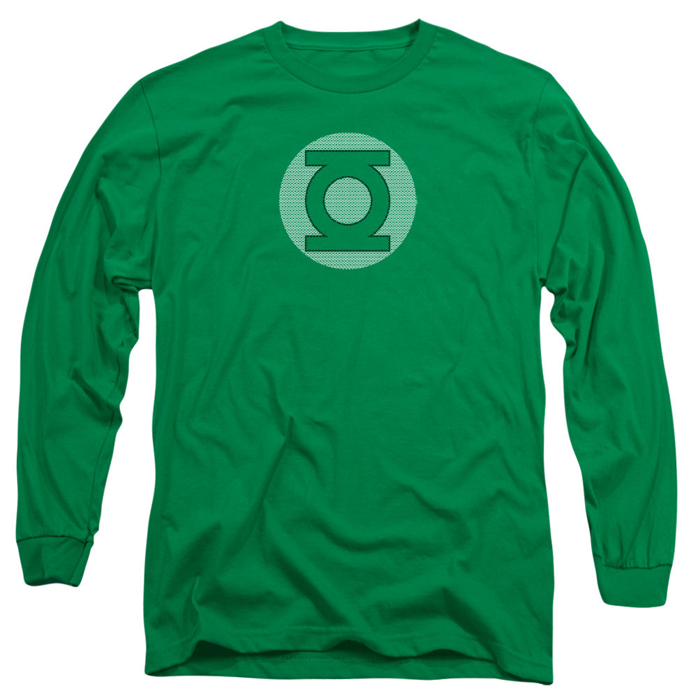 DC/GL LITTLE LOGOS - L/S ADULT 18/1 - KELLY GREEN