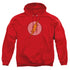 DC FLASH/FLASH LITTLE LOGOS - ADULT PULLOVER HOODIE - RED