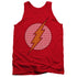 DC FLASH/FLASH LITTLE LOGOS - ADULT TANK - RED