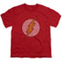 DC FLASH/FLASH LITTLE LOGOS - S/S YOUTH 18/1 - RED