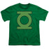 DC/GL EMBLEM - S/S YOUTH 18/1 - KELLY GREEN