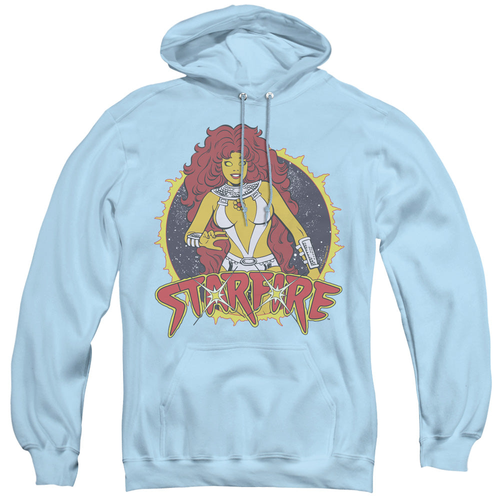 DC/STARFIRE - ADULT PULLOVER HOODIE - LIGHT BLUE