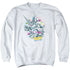 DC/POWER TRIO - ADULT CREWNECK SWEATSHIRT - WHITE