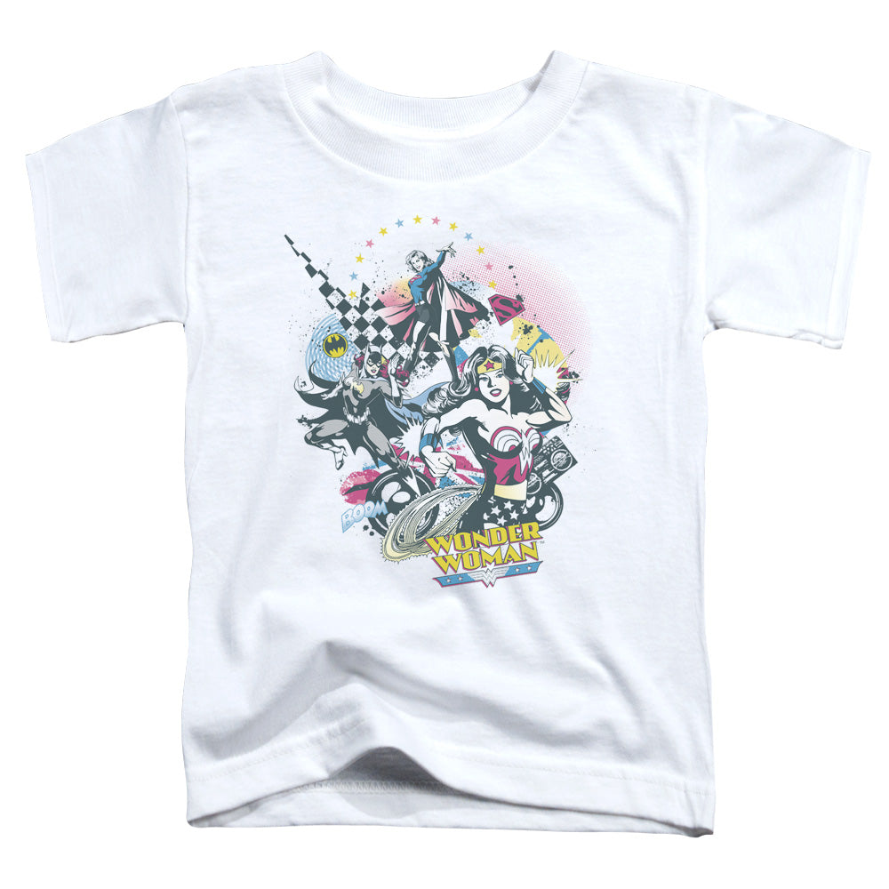 DC/POWER TRIO - S/S TODDLER TEE - WHITE
