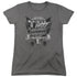 DC/GREATEST HEROES - S/S WOMENS TEE - CHARCOAL