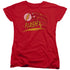 DC FLASH/LIKE LIGHTNING - S/S WOMENS TEE - RED