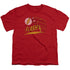 DC FLASH/LIKE LIGHTNING - S/S YOUTH 18/1 - RED