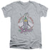 DC/MANIACAL - S/S ADULT V-NECK 30/1 - ATHLETIC HEATHER