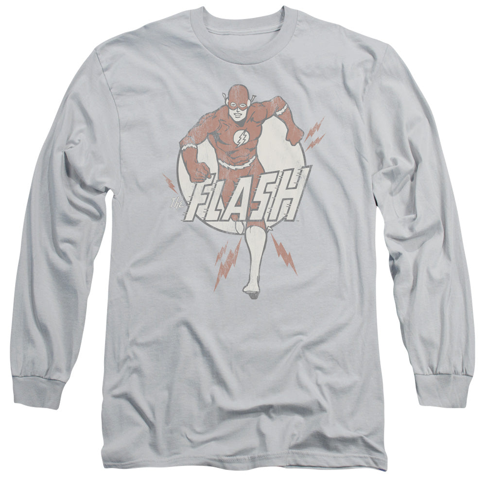 DC FLASH/LIGHTNING FAST -  L/S ADULT 18/1  - SILVER
