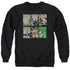 DC/WW COVERS - ADULT CREWNECK SWEATSHIRT - BLACK