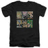 DC/WW COVERS - S/S ADULT V-NECK 30/1 - BLACK