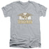 DC/FLY BY - S/S ADULT V-NECK 30/1 - ATHLETIC HEATHER